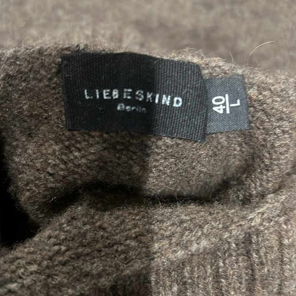 🔹 Liebeskind Berlin Wool Blend Turtleneck Sweater - Picture 4 of 5